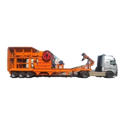 Conception de concasseur mobile de carrière de 150 à 300 tonnes par heure pour le calcaire/granite/pierre fluviale/basalte
