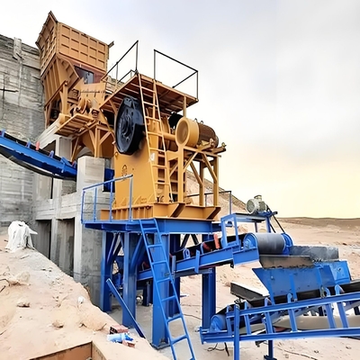 Grand broyeur à mâchoires de minerai d'entrée Taille 900 * 600 mm avec conception