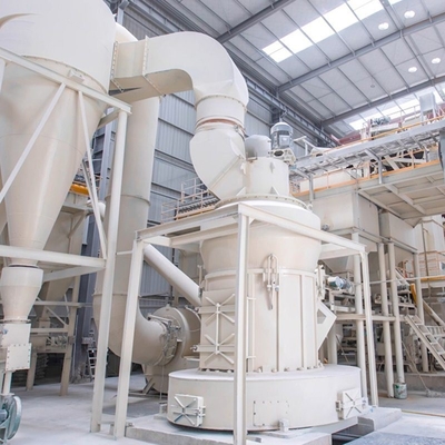Vitesse de rotation 17-19 r/min Raymond broyeur pour 0,045 mm de poudre de carbonate de calcium