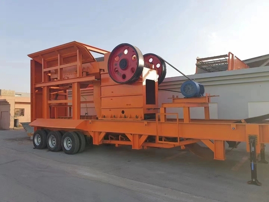 Ligne de production automatique complète YBE69 pour une station mobile de concassage de carrière minière