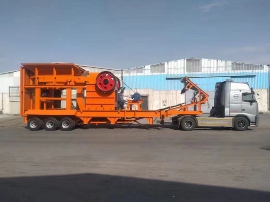 Ligne de production automatique complète YBE69 pour une station mobile de concassage de carrière minière