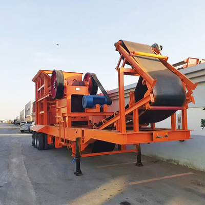 L'usine mobile de concassage de mâchoires YD938E69 des marchés de calcaire de granit de basalte pour les acheteurs mondiaux