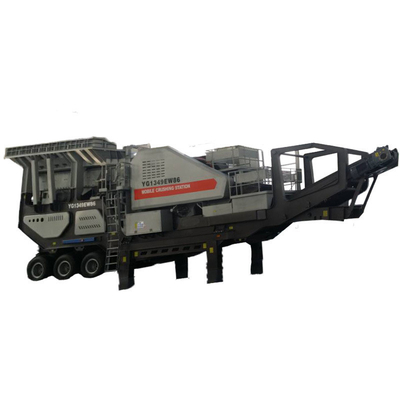 70-150tph ligne de machine de concassage de mâchoires mobiles de minerai avec et YD1349E912 Guide technique