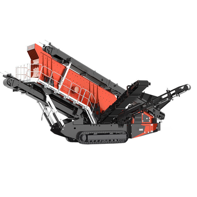 Crusher à mâchoires mobiles à rouleaux de pierre dure avec écran vibrateur