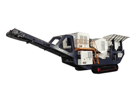 Concasseur de béton mobile de 70 à 700 tph avec moteur diesel et assistance après vente d'un an