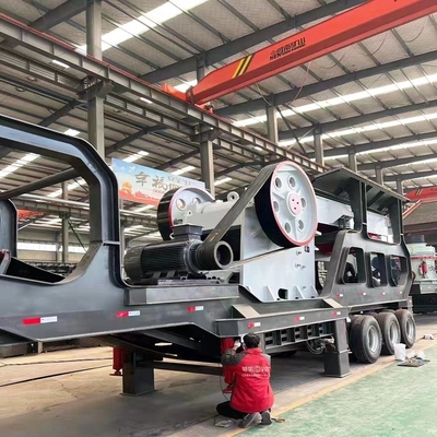 Ligne de concassage de pierre avec une puissance moteur de 70 à 297 kW