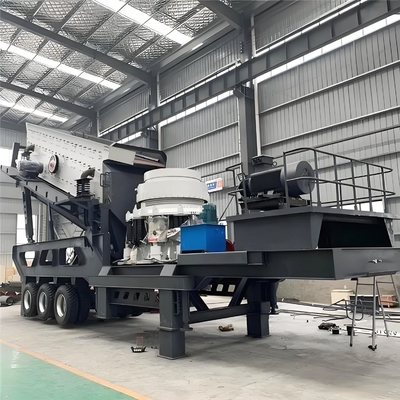 Ligne de production de pierre de 70 à 300 tonnes par heure Crawler Mobile Cone Crusher avec technologie de pointe