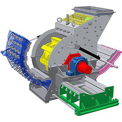 La version européenne du broyage grossier PC4008-75/PC4012-90/PC4012-90L/PC4015-132
