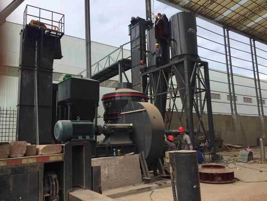 La ligne de la machine de broyage de Raymond pour le quartz calcaire de Dolomite