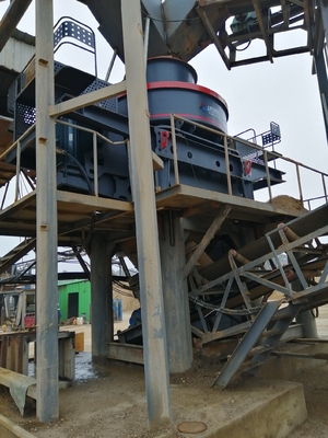 Structure verticale VSI Machine de sable avec certification ISO et faible entretien