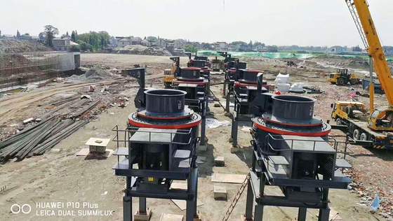 Équipement d'agrégat VSI-7611 concasseur d'impact pour la personnalisation de la construction routière