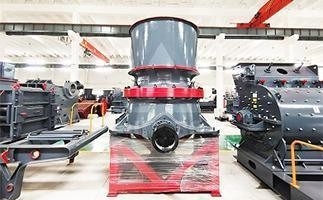 Concasseur à cône hydraulique à moteur à courant alternatif avec bande transporteuse et entrée Taille 76-320 mm