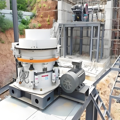 Machine hydraulique de concassage de cônes de pierre de pavé pour la métallurgie et les matériaux de construction