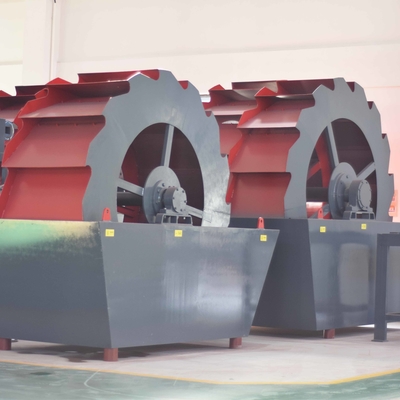 Puissance du moteur 5,5-18,5 kW Consommation d'eau 20-60 t/h Laveuse de sable à roues expérimentée