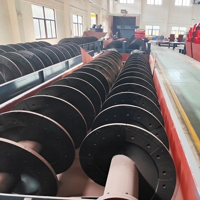 Laveuse à sable en spirale avec vitesse de rotation de 17-21 r/min et installation de guidage technique
