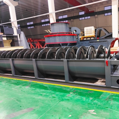 Laveuse à sable en spirale avec vitesse de rotation de 17-21 r/min et installation de guidage technique