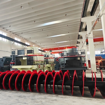 Laveuse à sable en spirale avec vitesse de rotation de 17-21 r/min et installation de guidage technique
