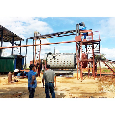 1-50 Tph Moulin à billes en calcaire avec poids brut de l'emballage 16000kg